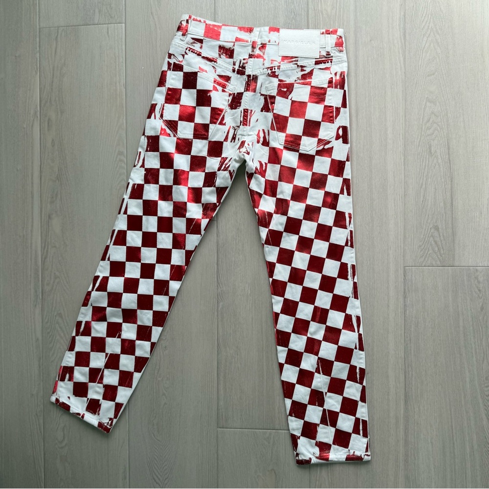 White MM6 Maison Margiela Pants